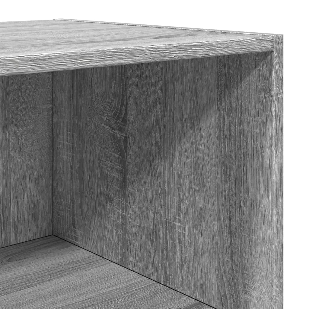 Highboard Grey Sonoma 45x41x185 cm Engineered Wood